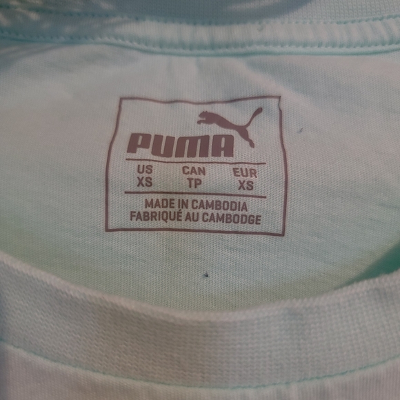 Blue Puma Tshirt. XS - Picture 3 of 4